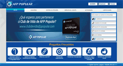 Desktop Screenshot of afppopular.com.do